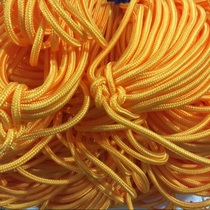 Golden rope 4 mm coarse solid polypropylene rope golden braided rope hand rope decorated DIY handmade rope