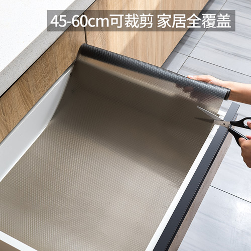厨房抽屉垫纸抗菌橱柜台面防水防油污衣柜子防霉防潮鞋柜防臭贴纸 - 图3