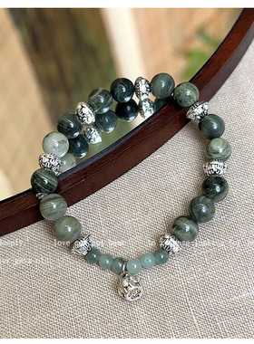 新中式复古串珠莲蓬手链