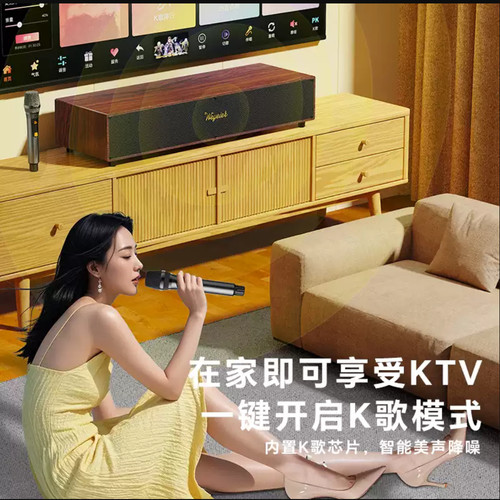 维悦尔 W-5102蓝牙音响家庭影院电视回音壁高音质低音炮长条音箱 - 图1