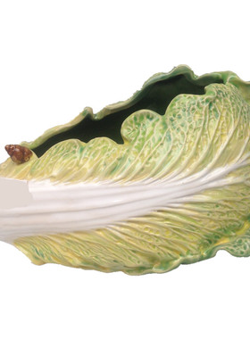 百财花瓶公仔工艺品摆件石湾陶瓷