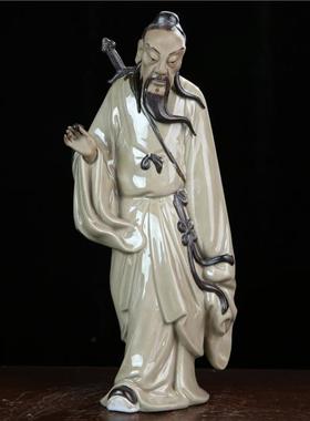 吕祖石湾公仔人物工艺品件包邮