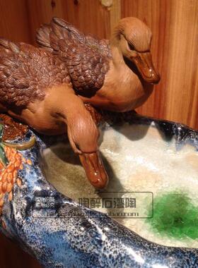 水果石湾公仔陶瓷摆件工艺品