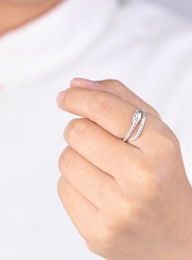 日韩女925纯银时尚百搭手镯礼物