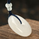 Colorful Yunnan Hotan Jade White Jade Pendant Nephrite Jade