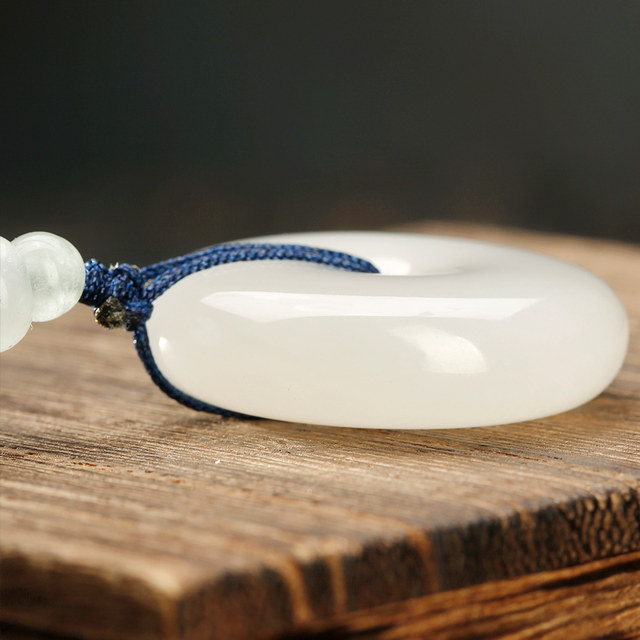 Colorful Yunnan Hotan Jade White Jade Pendant Nephrite Jade