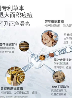 比度克战痘保湿面膜粉纯中药祛青春痘淡化痘印去闭口粉刺软膜护肤
