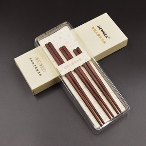 NEWREA新锐鸡翅木酸枝木智健儿童实木学习筷子练习筷五折秒杀888