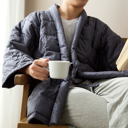 Японский флисовый зимний жилет, легкая и тонкая удерживающая тепло пижама, длинный рукав