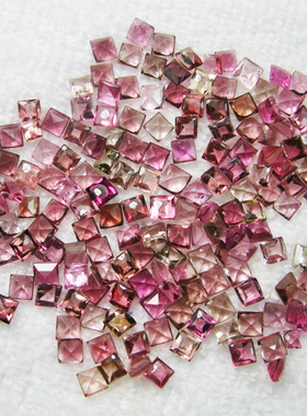 全净红碧玺吊坠耳钉手链裸石戒面