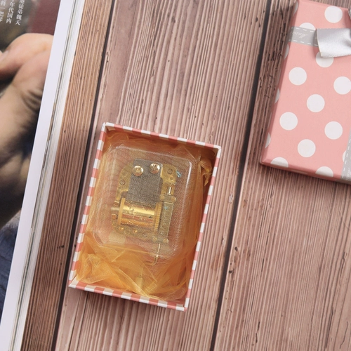 Прозрачная музыкальная шкатулка, игрушка подходит для мужчин и женщин, креативный подарок, подарок на день рождения