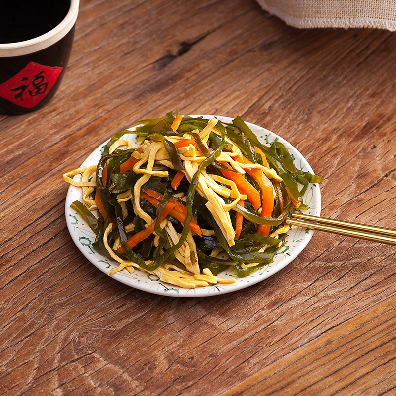 东北特产虹螺岘虹豆香干豆腐900g干豆腐丝拌海带丝传统拌丝菜免邮-图2