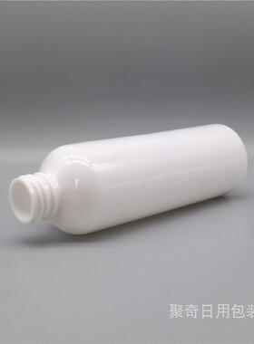 化妆品分装瓶200ml毫升白色圆肩旋盖瓶普通盖带内塞乳液瓶PET包材