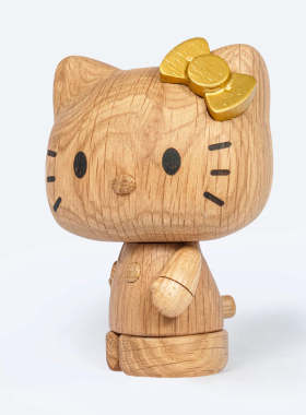 美国代购正品Boyhood × Hello Kitty木质摆件五十周年限量典藏版