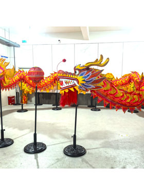 专业网龙舞龙道具比赛龙竞技网龙