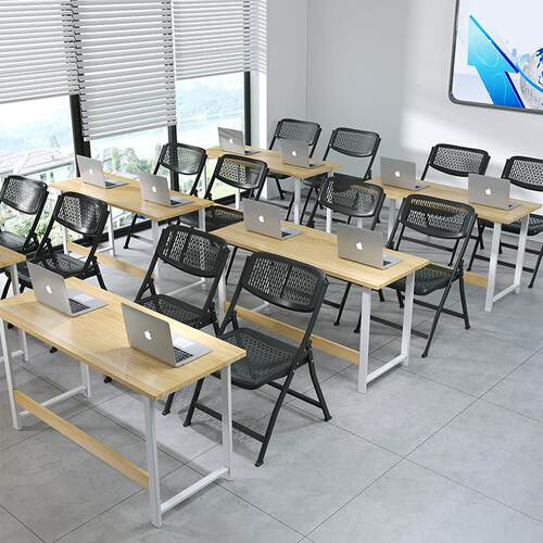 塑料折叠椅子凳子靠背椅宿舍办公椅电脑椅培训椅会议椅餐椅办公椅 - 图3