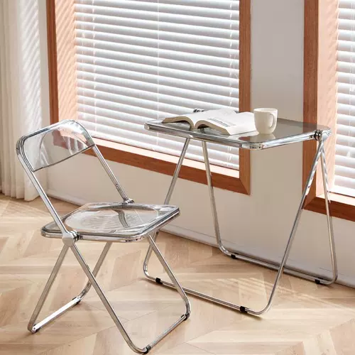 Акриловый складной стол прозрачный сеть красного цвета ins ins ind wind Balcon