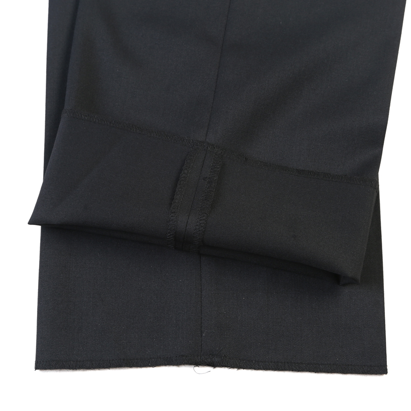 金利来修身黑色羊毛西裤秋季商务正装中年男士长裤MPT18161430-99