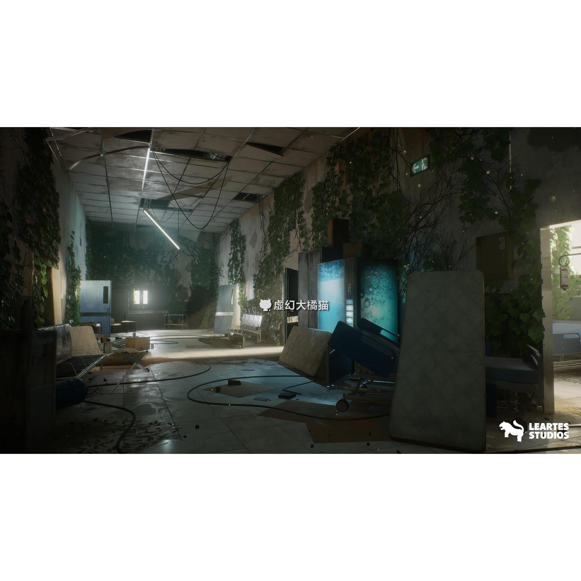 UE4虚幻5 Abandoned Post-Apocalyptic Hospital末日废弃医院场景 - 图1