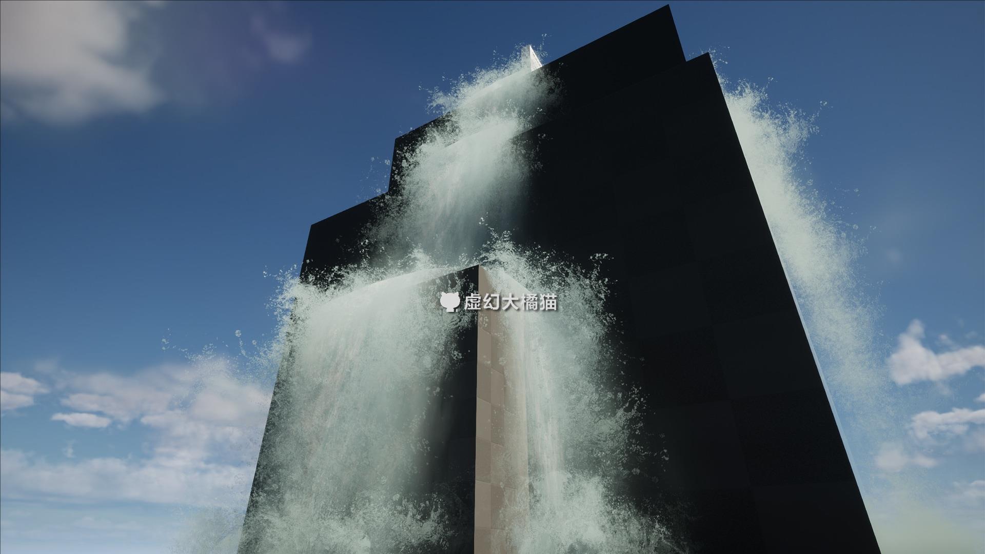 UE4虚幻5.3 SHADERSOURCE - Waterfall Tool写实瀑布特效工具水流 - 图1