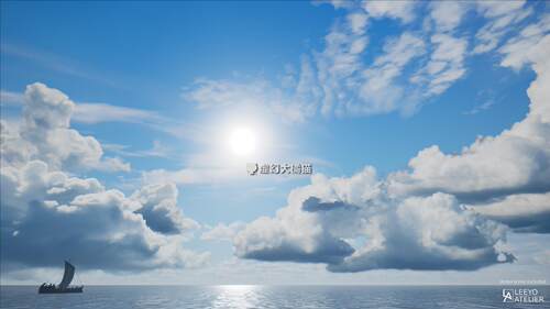 UE4虚幻5.3 Clouds & Skies 写实3D立体云真实天空球盒纹理全景图 - 图0
