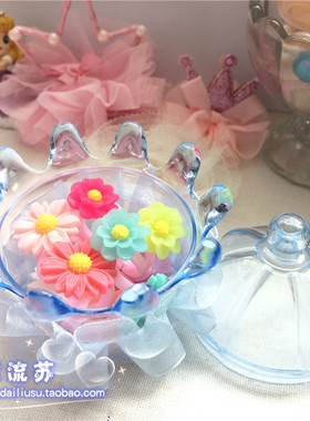 儿童花朵可爱卡通玩具盒装戒指环