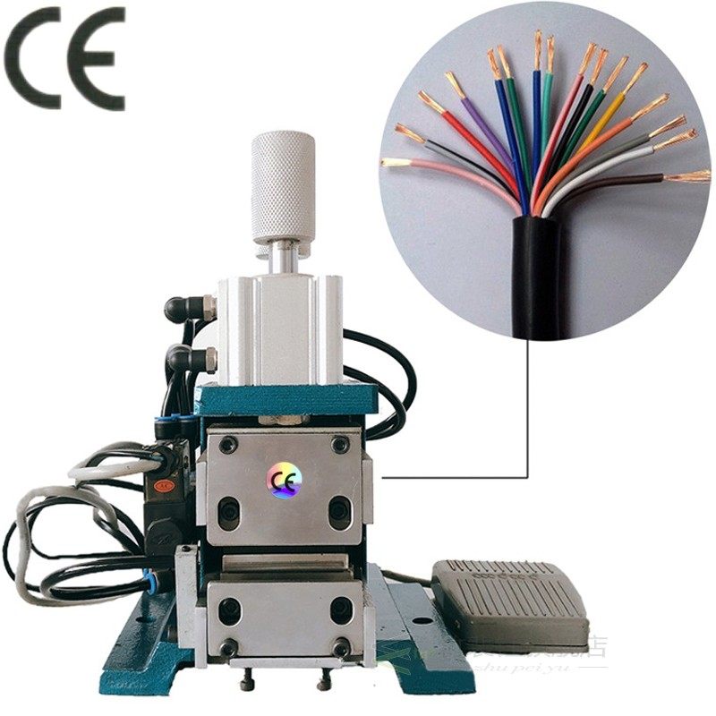 3F Hot sell cheap automatic vertical pneumatic press wire pe - 图0