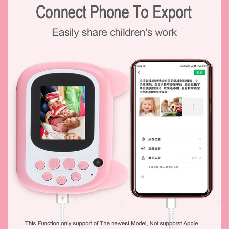 Children Camera Polaroid Camera For Children IPS Printable-图1