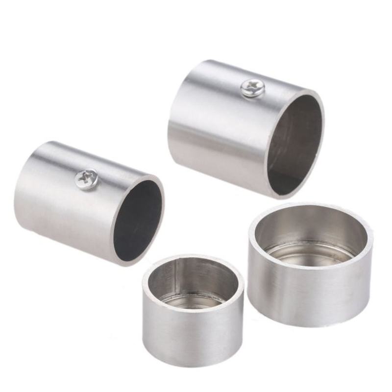 2pcs 25/32mm Stainless Steel Flange Seat Tube Socket Curtain - 图3