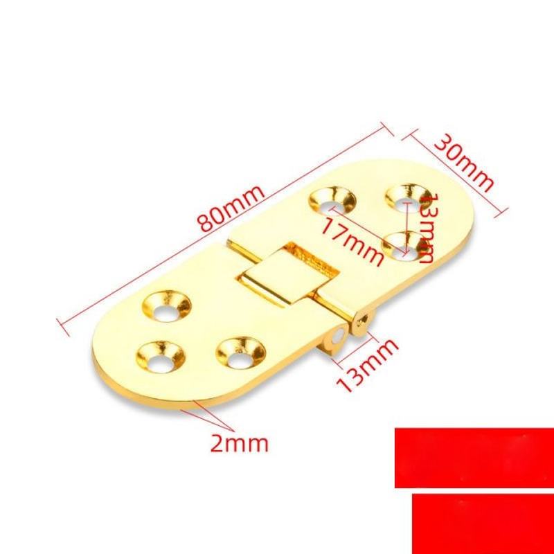 2Pcs Zinc alloy 180 Degree Hinges for Folding Dining table d - 图3