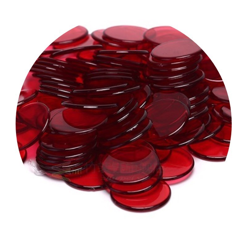 100pcs Count Plastic Poker Chips Casino Carnival Bingo Marke - 图3