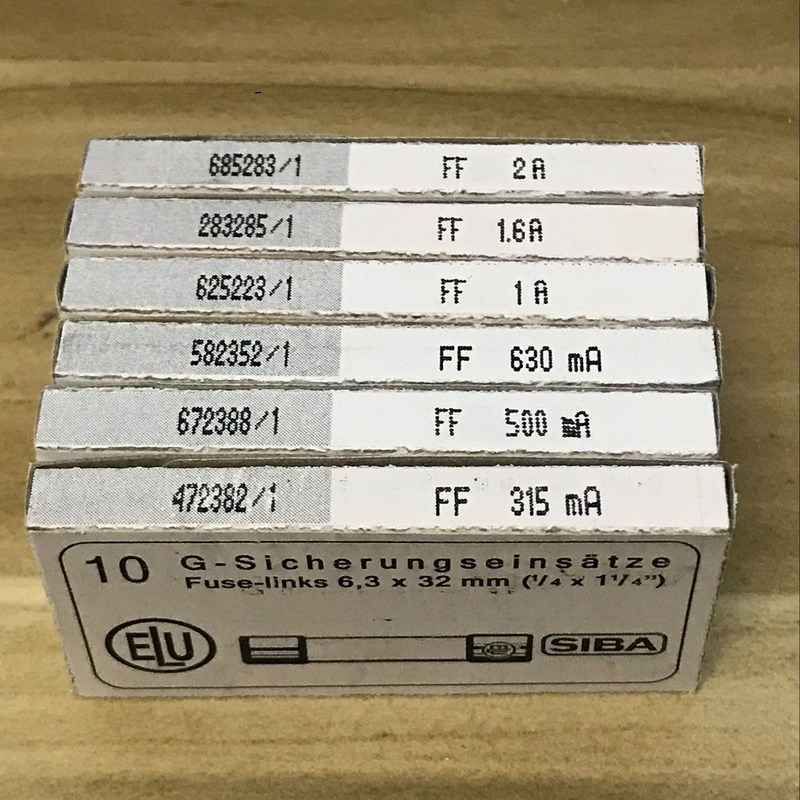 Acting Ultra Rapid Ceramic Fuse SIBA FF315mA 0.315A FF-图0