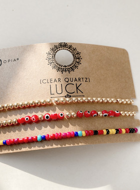 欧美外贸饰品多彩米主时尚手镯高级感个性简约小众设计轻奢手链