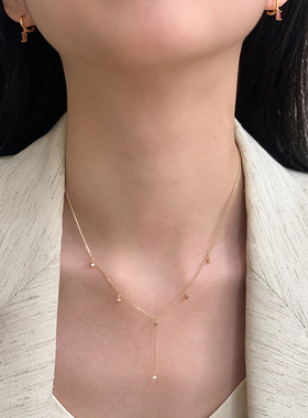 PDPAOLA镀金女项链2022年新款潮