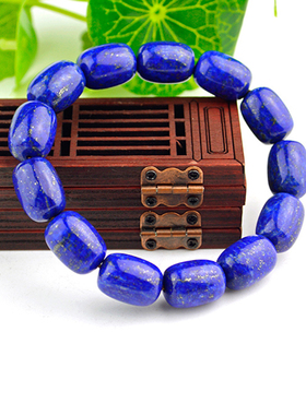 阿富汗原色青金石节日礼物饰品