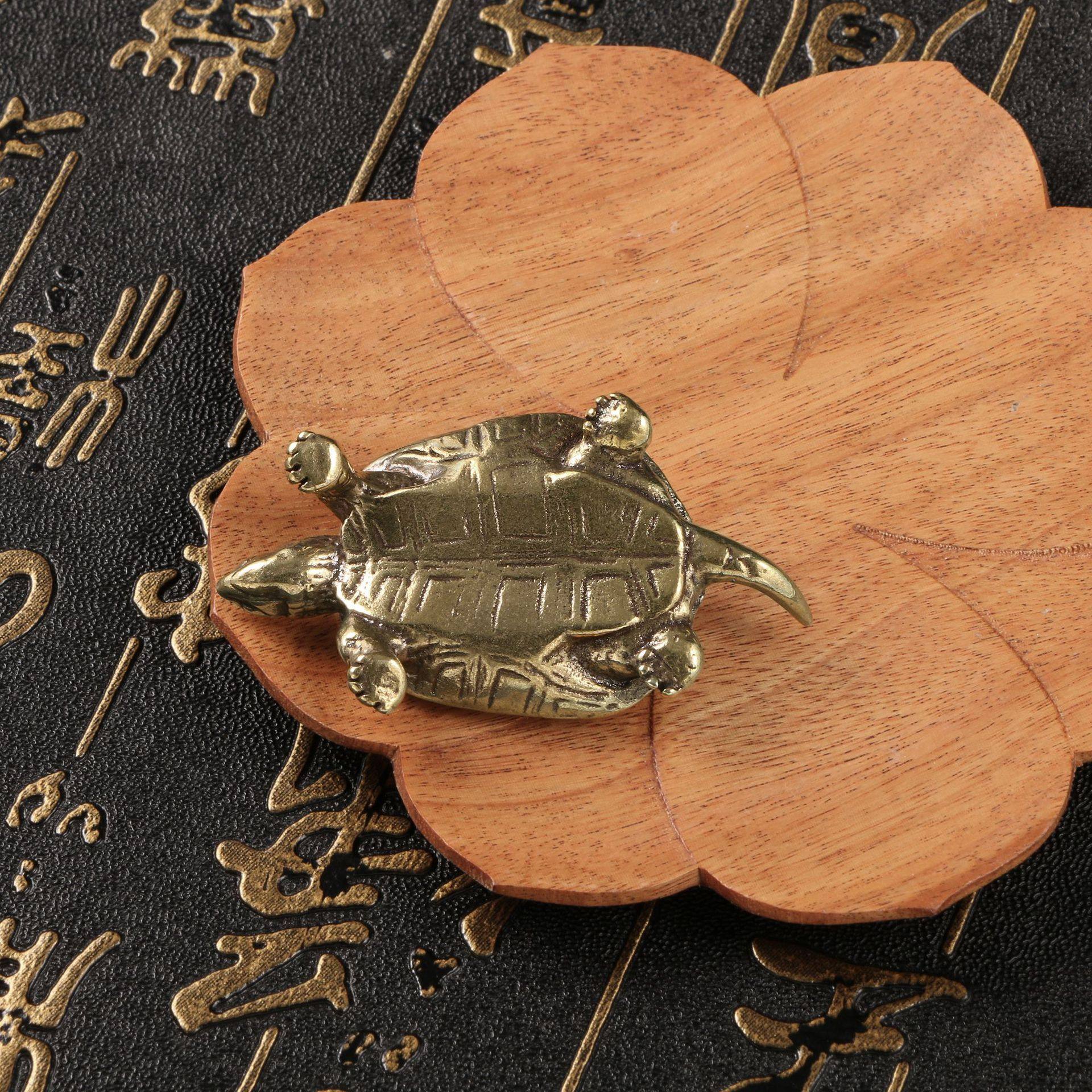 Antiques and miscellaneous antique brass turtles and turtles bronze sculptures home furnishings car furnishings handle pieces handicraft collections