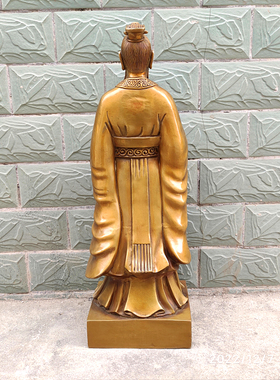 纯黄铜招财兴商文财神商圣范蠡
