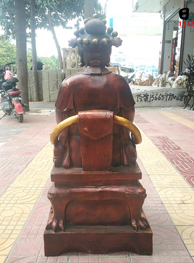 黄铜碧霞元君供奉神像泰山圣母