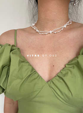 other混合材质女原创设计项链