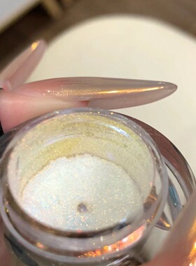 美甲魔镜粉超亮超细浅流行超仙珠光霓虹粉粉偏光极光粉美甲店专用