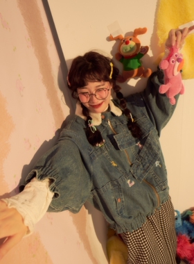 外星社发夹可爱树脂插画少女