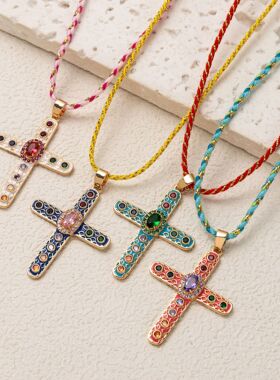 欧美跨境沙滩软陶仿珍珠叠戴款碎石项饰女不规则贝壳海星串珠