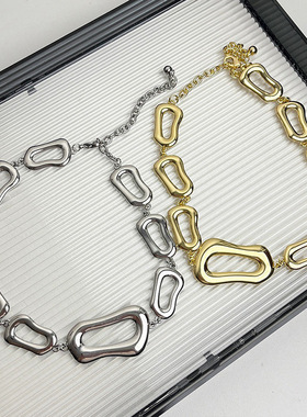 欧美项链时髦级感锁骨颈链女饰品