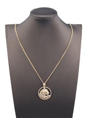 男女朋克流行斑点豹滴胶吊坠