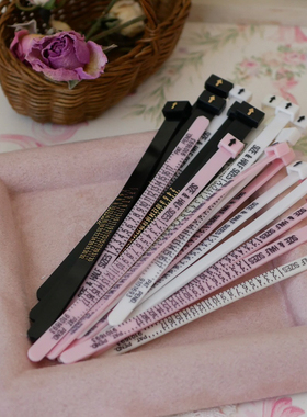 HONEY.戒指手链量尺 美码港码戒圈测量工具手围脚围指围便携软尺