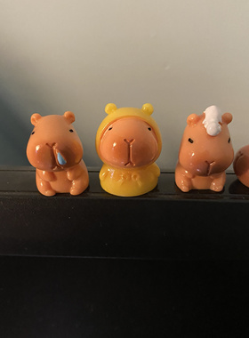 憨憨美觉超呆睡眠动物汽车中控台显示屏摆件做工精良售完无补