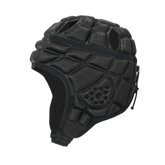 Fire football goalkeeper anti-collision helmet head protection
