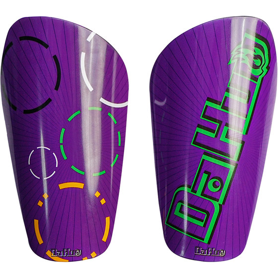 Fire football shin pads for children and adults, same style