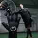 Fire Football Usibao Single Move Solid Color Youth Training Gloves