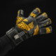 Black Gold Candy Goalkeeper Gloves with Finger Guards